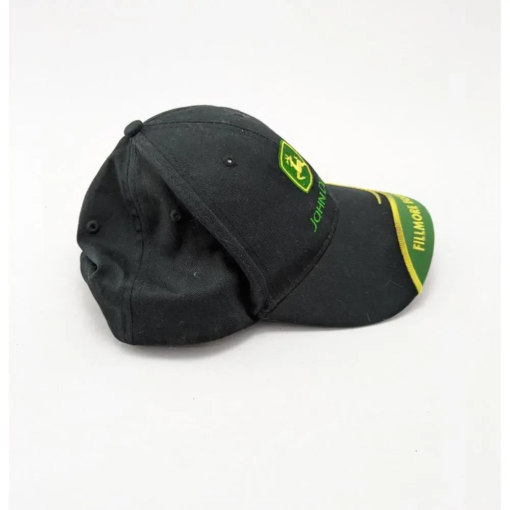 John Deere Genuine Quality Black Green Tractor Outdoor Snapback Baseball Cap Hat